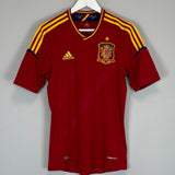 Shop 2012/13 SPAIN HOME SHIRT (S) ADIDAS, classic football shirts, vintage football shirts & retro soccer jerseys at Cult Kits