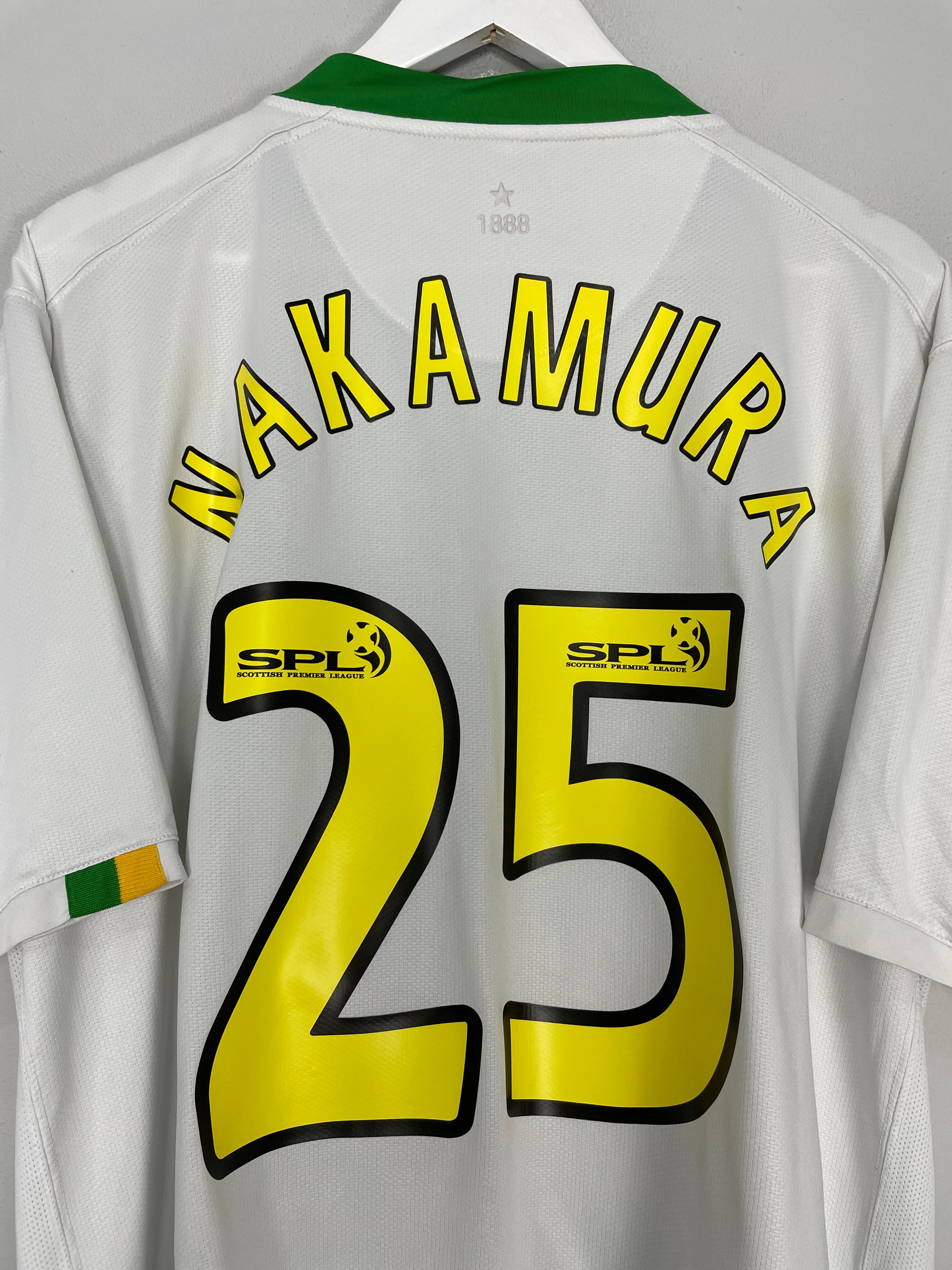 Shop 2006/08 CELTIC NAKAMURA #25 EUROPEAN AWAY SHIRT (XXL) NIKE, classic football shirts, vintage football shirts & retro soccer jerseys at Cult Kits