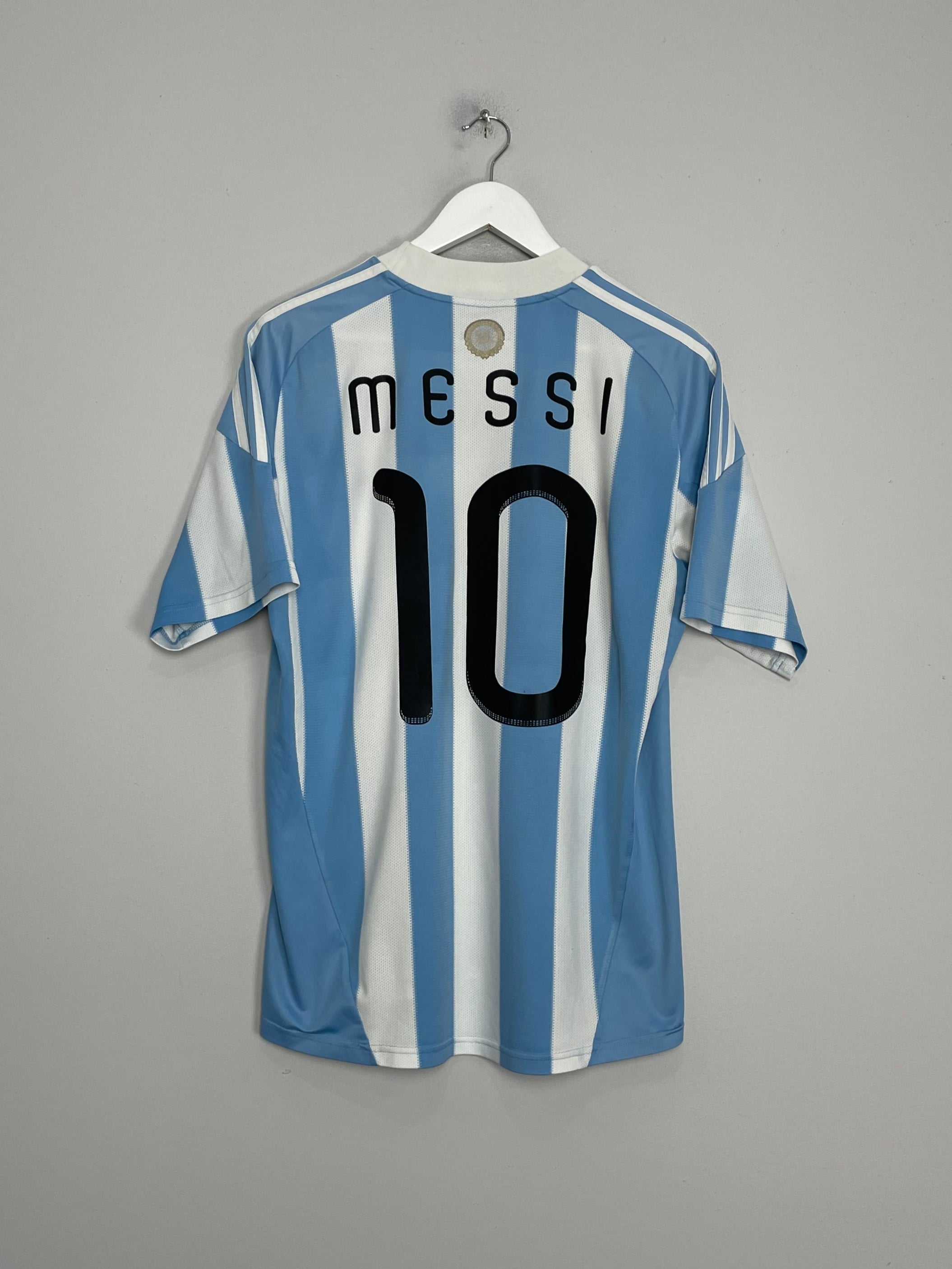 Shop 2010/11 ARGENTINA MESSI #10 HOME SHIRT (L) ADIDAS, classic football shirts, vintage football shirts & retro soccer jerseys at Cult Kits