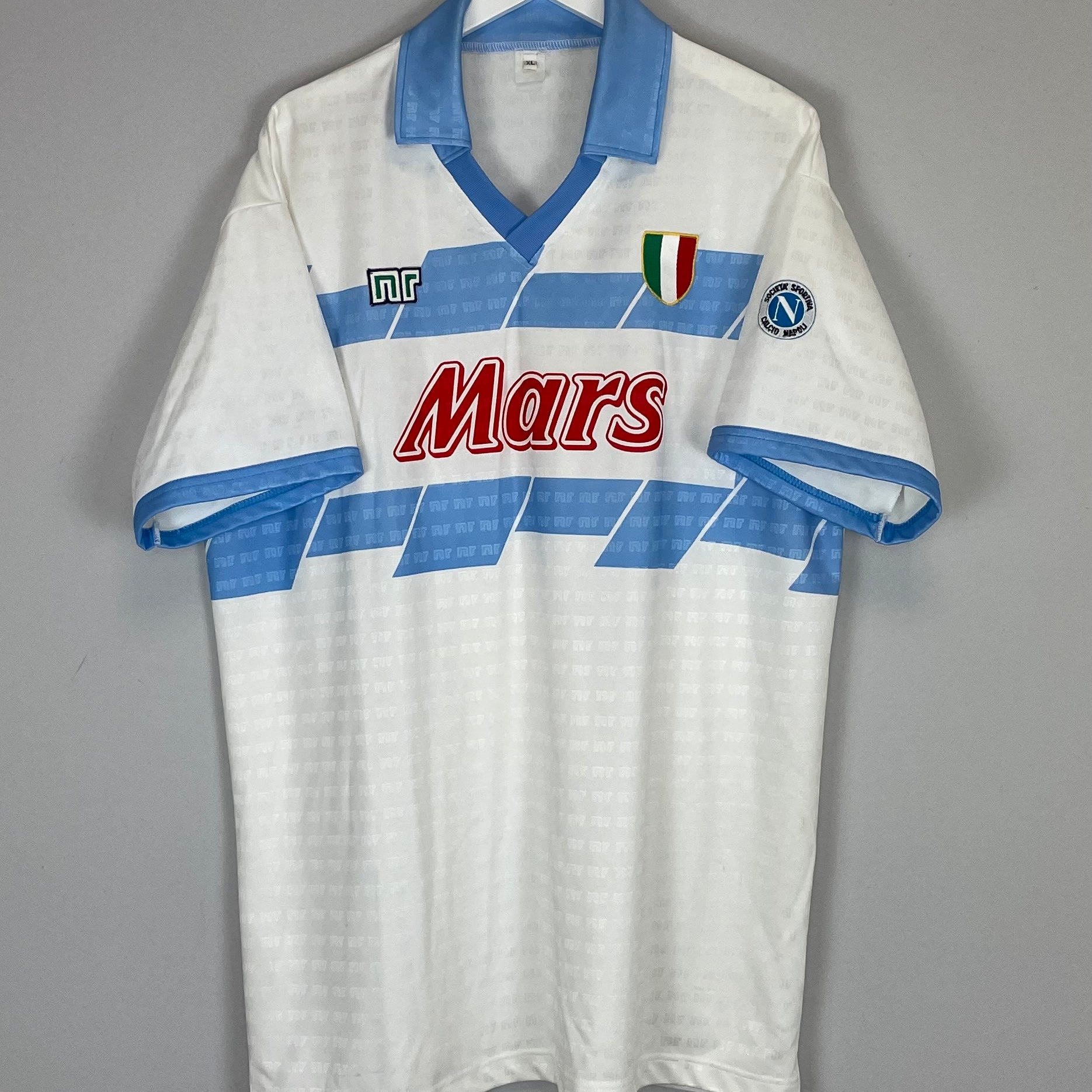 Shop 1990/91 NAPOLI HOME SHIRT (XL) NR, classic football shirts, vintage football shirts & retro soccer jerseys at Cult Kits