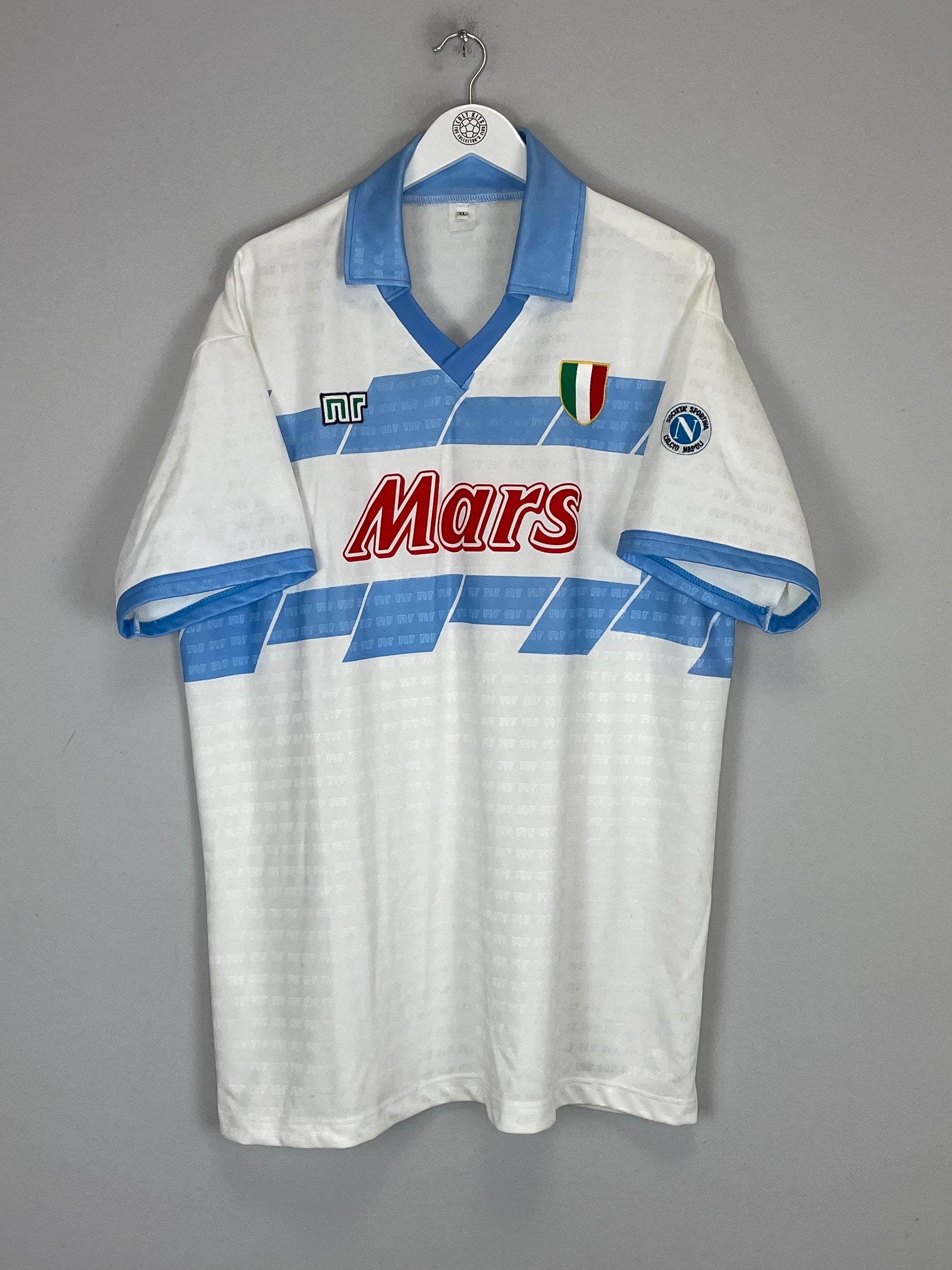 Shop 1990/91 NAPOLI HOME SHIRT (XL) NR, classic football shirts, vintage football shirts & retro soccer jerseys at Cult Kits