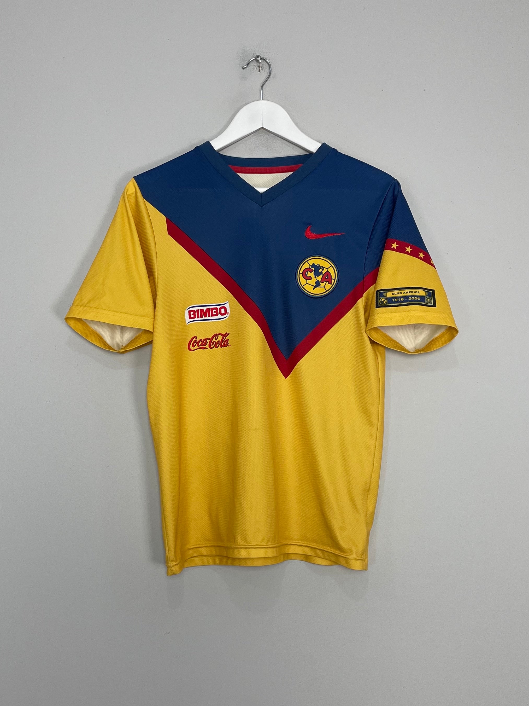 Shop 2006/07 CLUB AMERICA *90 YEAR* HOME SHIRT (S) NIKE, classic football shirts, vintage football shirts & retro soccer jerseys at Cult Kits