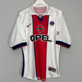 Shop 1997/98 PSG AWAY SHIRT (L) NIKE, classic football shirts, vintage football shirts & retro soccer jerseys at Cult Kits