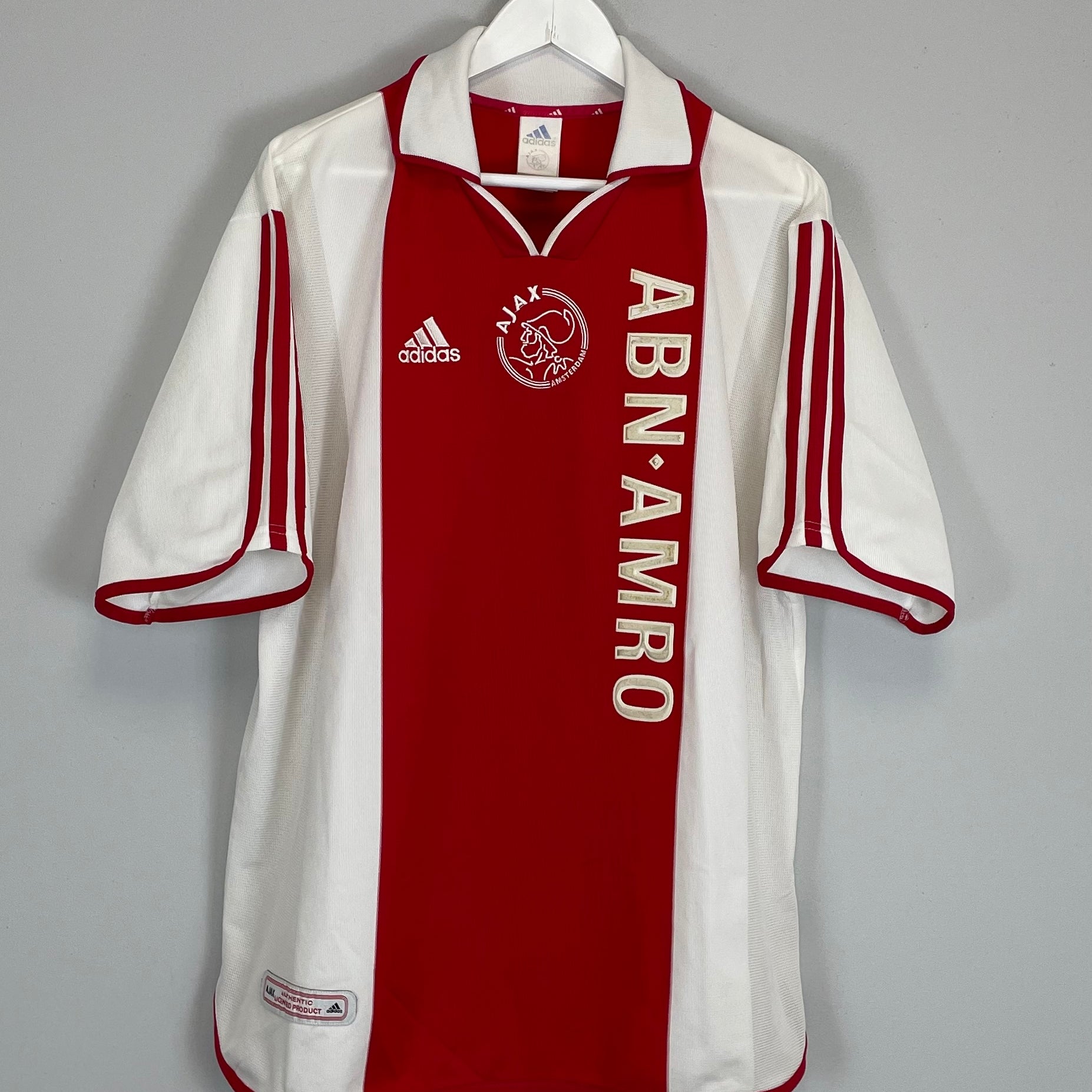 Shop 2000/01 AJAX HOME SHIRT (XL) ADIDAS, classic football shirts, vintage football shirts & retro soccer jerseys at Cult Kits