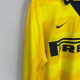 2003/04 INTER MILAN ADRIANO #10 L/S AWAY SHIRT (S) NIKE