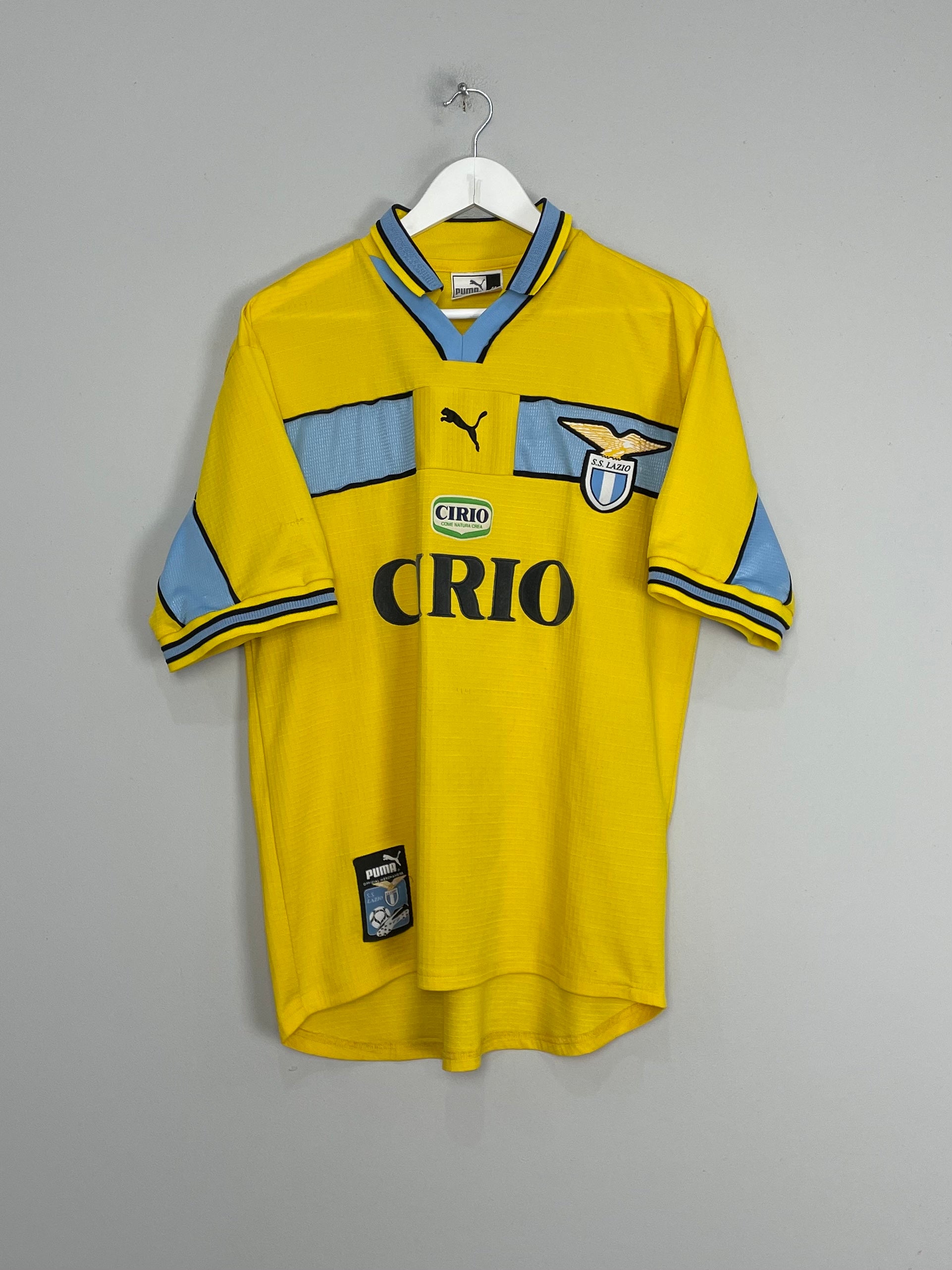 Shop 1998/99 LAZIO AWAY SHIRT (M) PUMA, classic football shirts, vintage football shirts & retro soccer jerseys at Cult Kits