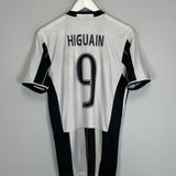 Shop 2016/17 JUVENTUS HIGUAIN #9 HOME SHIRT (M) ADIDAS, classic football shirts, vintage football shirts & retro soccer jerseys at Cult Kits