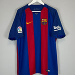 Shop 2016/17 BARCELONA MESSI #10 HOME SHIRT (XL) NIKE, classic football shirts, vintage football shirts & retro soccer jerseys at Cult Kits