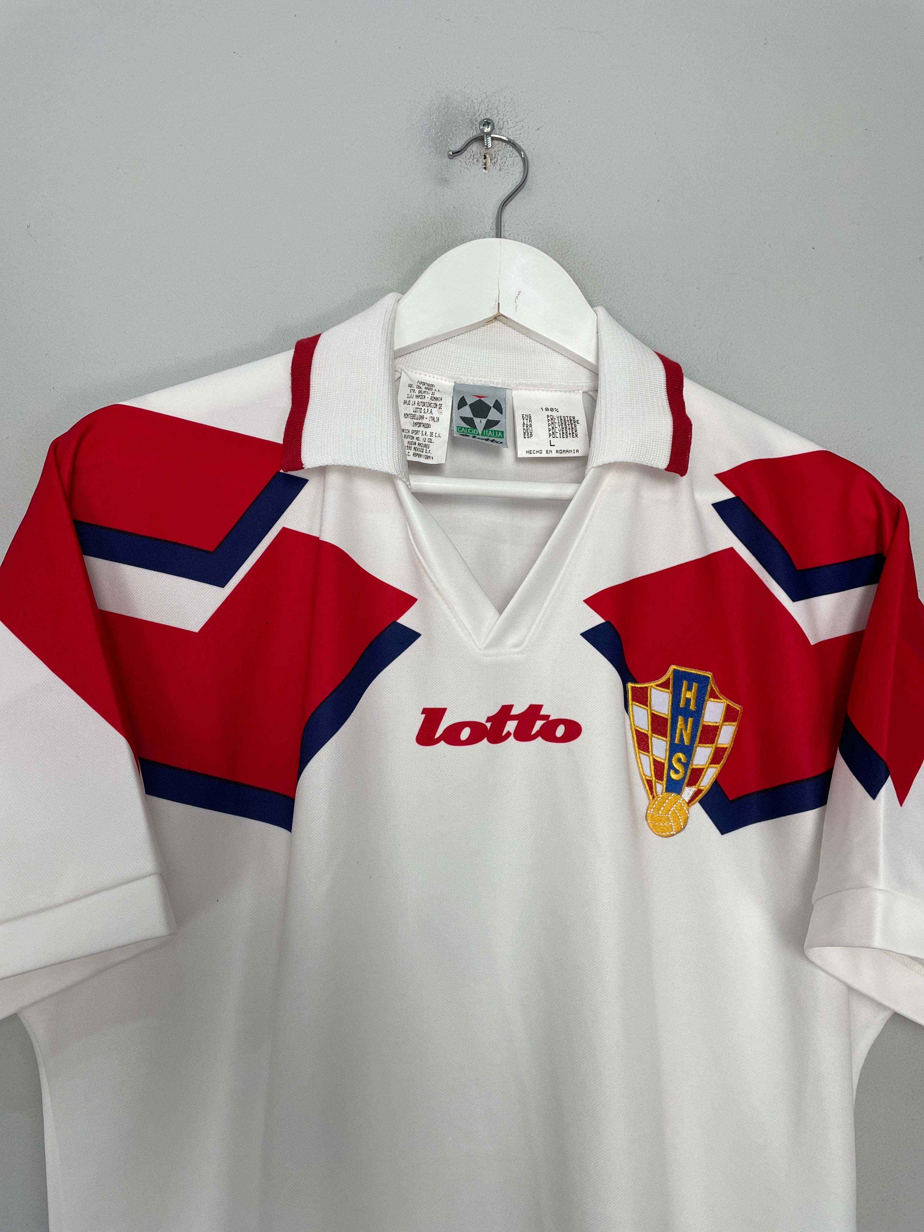Shop 1994 CROATIA THIRD SHIRT (L) LOTTO, classic football shirts, vintage football shirts & retro soccer jerseys at Cult Kits