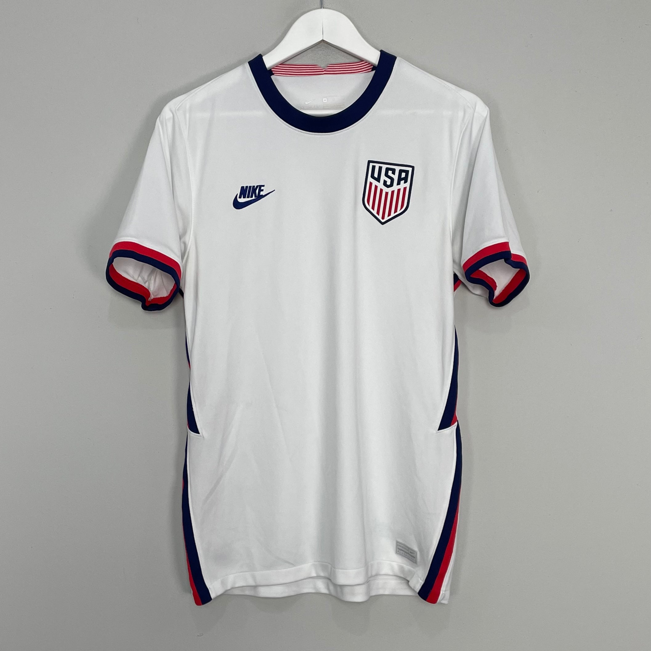 Shop 2020/21 USA HOME SHIRT (M) NIKE, classic football shirts, vintage football shirts & retro soccer jerseys at Cult Kits