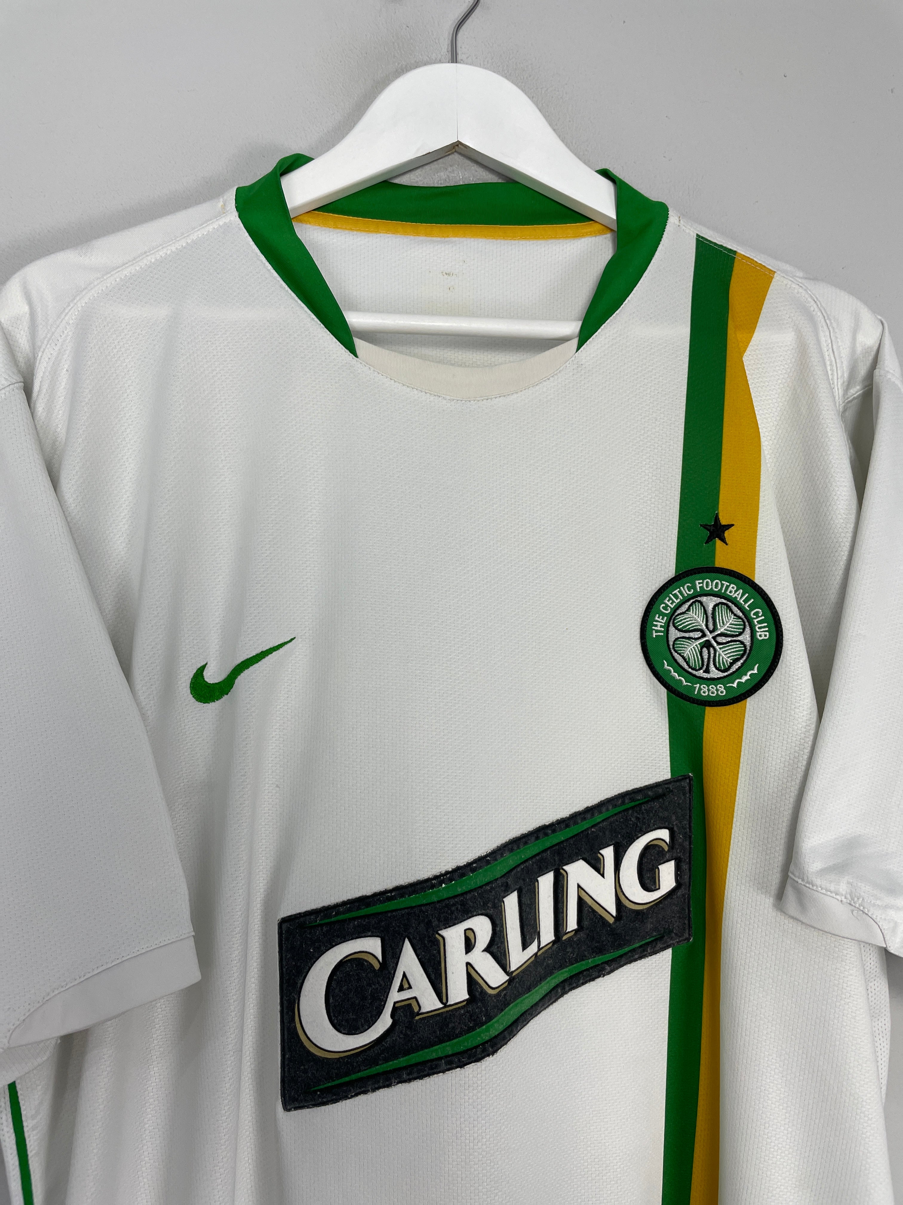 Shop 2006/08 CELTIC NAKAMURA #25 EUROPEAN AWAY SHIRT (XXL) NIKE, classic football shirts, vintage football shirts & retro soccer jerseys at Cult Kits