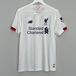 Shop 2019/20 LIVERPOOL M.SALAH #11 AWAY SHIRT (M) NEW BALANCE, classic football shirts, vintage football shirts & retro soccer jerseys at Cult Kits