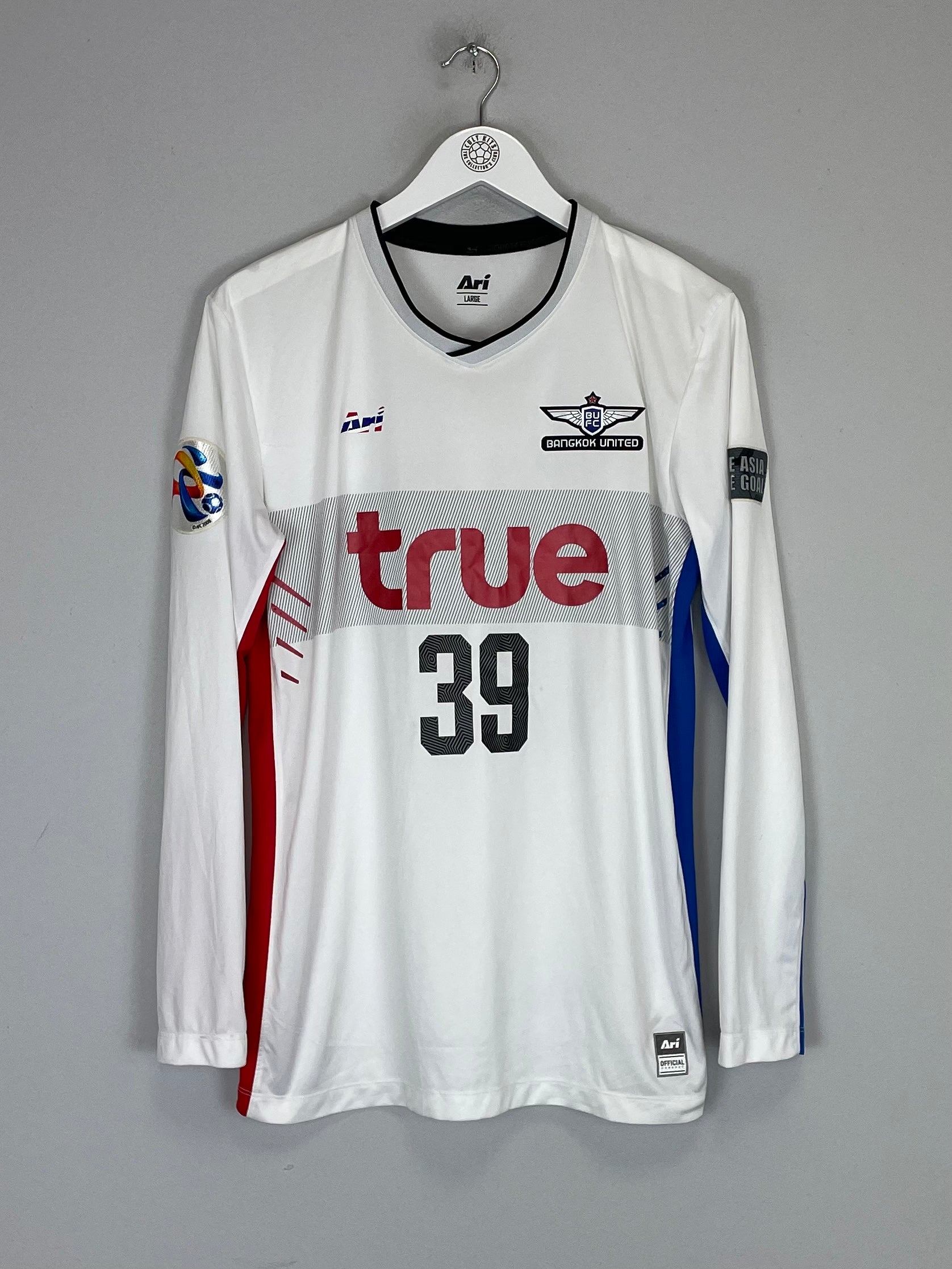 Shop 2016 BANGKOK UNITED POKLAW #39 L/S HOME SHIRT (L) ARI, classic football shirts, vintage football shirts & retro soccer jerseys at Cult Kits