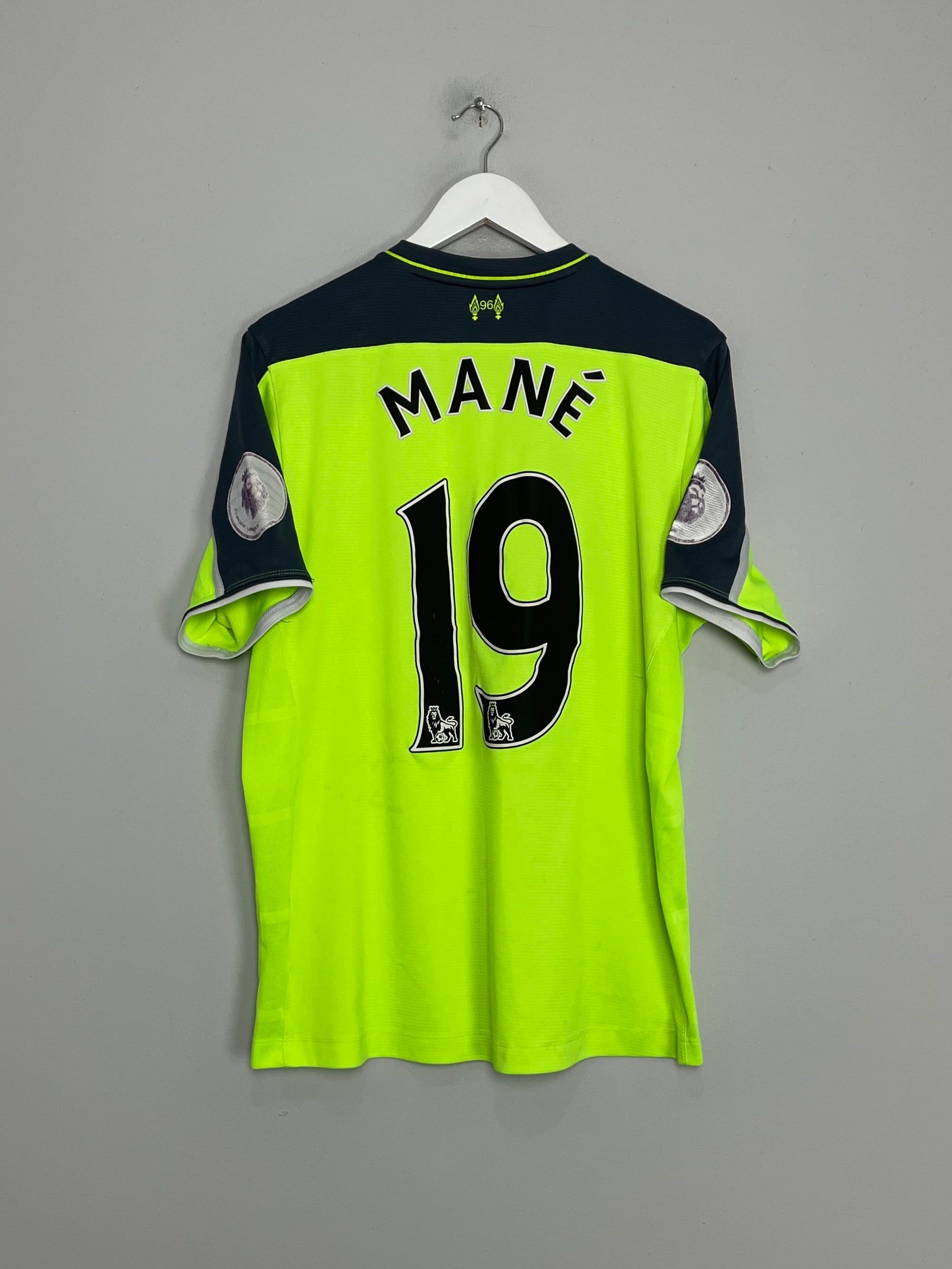 Shop 2016/17 LIVERPOOL MANE #19 THIRD SHIRT (L) NEW BALANCE, classic football shirts, vintage football shirts & retro soccer jerseys at Cult Kits