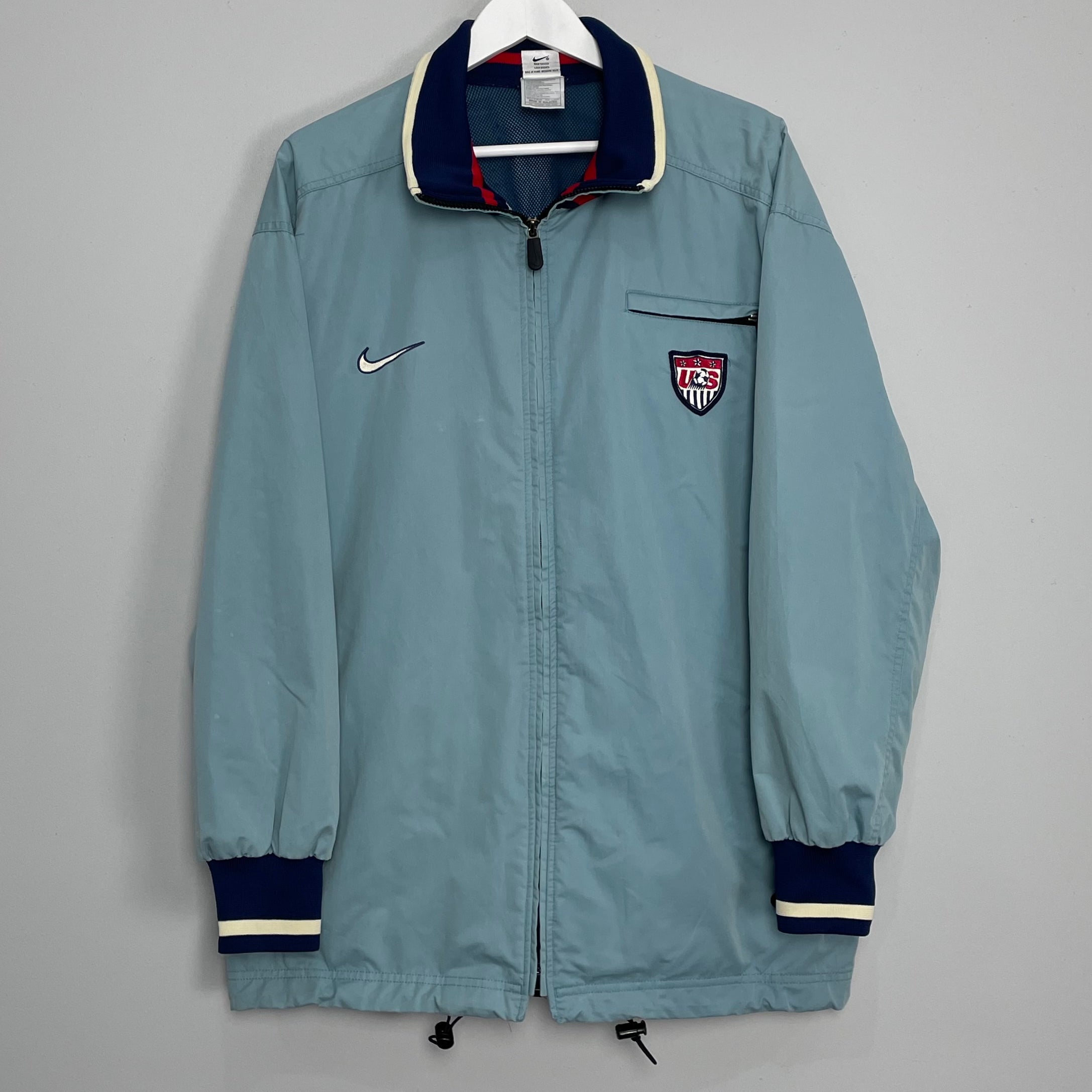 Shop 1998/00 USA COACHES JACKET (L) NIKE, classic football shirts, vintage football shirts & retro soccer jerseys at Cult Kits