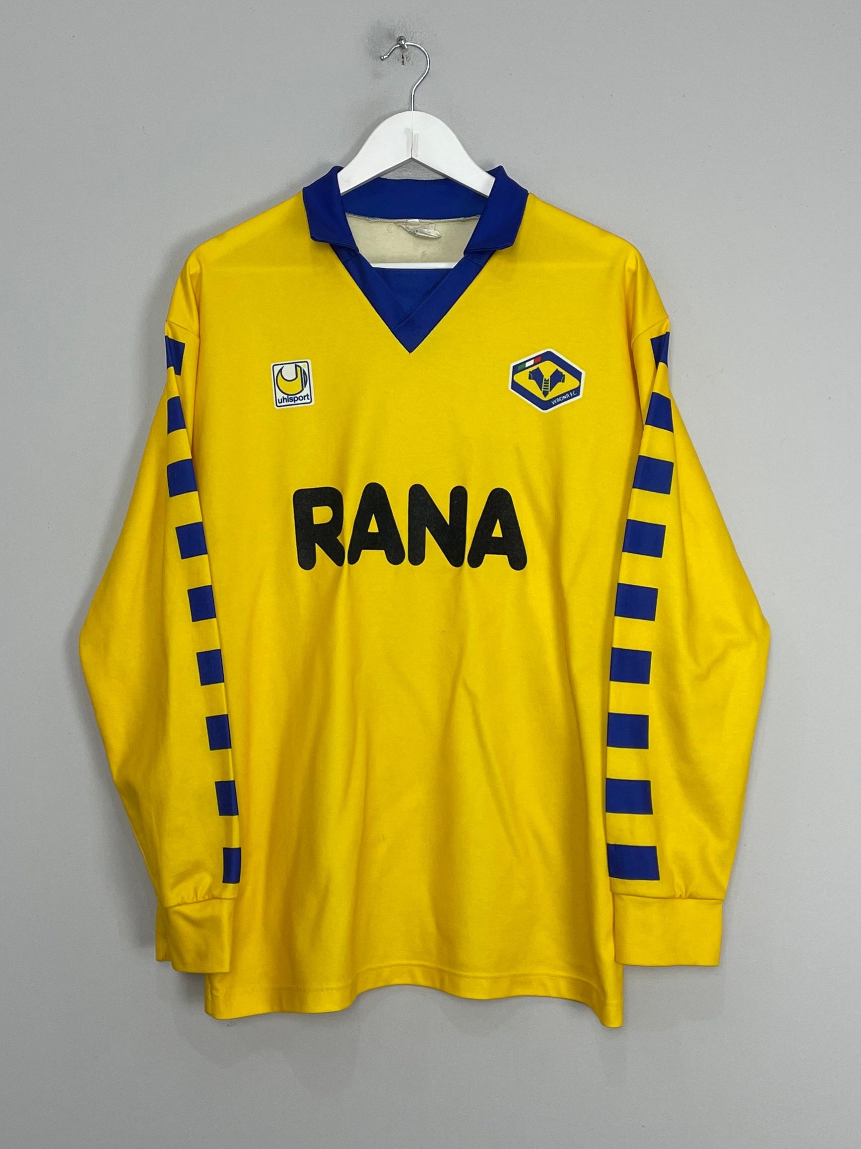 1991/92 HELLAS VERONA #7 L/S AWAY SHIRT (L) UHLSPORT