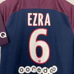 Shop 2017/18 PSG EZRA #6 HOME SHIRT (M) NIKE, classic football shirts, vintage football shirts & retro soccer jerseys at Cult Kits
