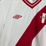 2012 PERU HOME SHIRT (L) UMBRO