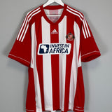 Shop 2012/13 SUNDERLAND HOME SHIRT (XXL) ADIDAS, classic football shirts, vintage football shirts & retro soccer jerseys at Cult Kits