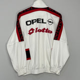 Shop 1995/96 AC MILAN TRACK JACKET (M) LOTTO, classic football shirts, vintage football shirts & retro soccer jerseys at Cult Kits