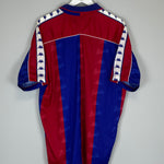 Shop 1992/95 BARCELONA HOME SHIRT (XL) KAPPA, classic football shirts, vintage football shirts & retro soccer jerseys at Cult Kits
