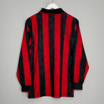 Shop 1994/95 AC MILAN L/S HOME SHIRT (M) LOTTO, classic football shirts, vintage football shirts & retro soccer jerseys at Cult Kits