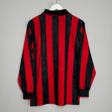 Shop 1994/95 AC MILAN L/S HOME SHIRT (M) LOTTO, classic football shirts, vintage football shirts & retro soccer jerseys at Cult Kits