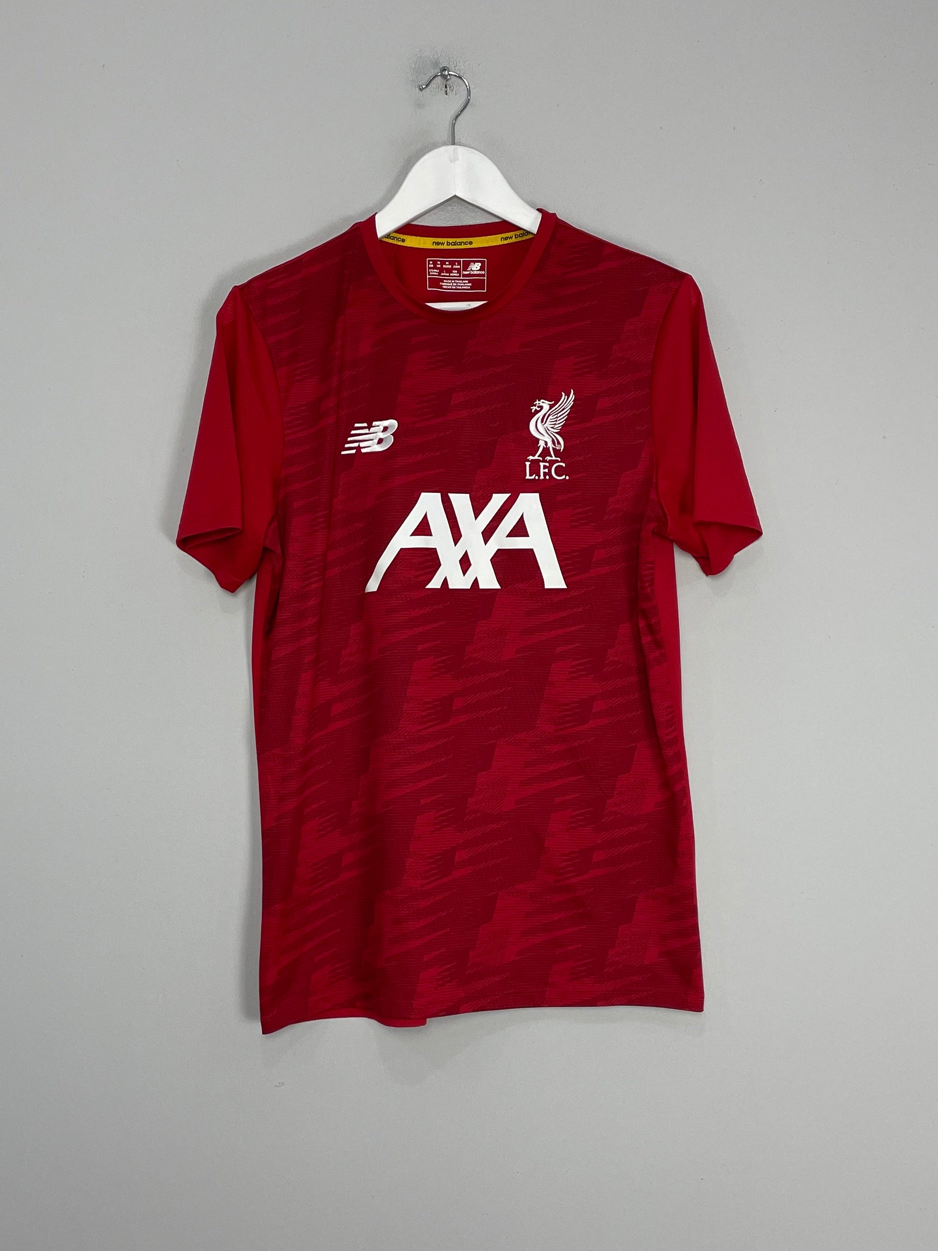Shop 2019/20 LIVERPOOL TRAINING SHIRT (M) NEW BALANCE, classic football shirts, vintage football shirts & retro soccer jerseys at Cult Kits