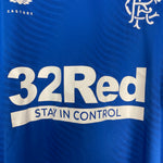 Shop 2020/21 RANGERS HOME SHIRT (XL) CASTORE, classic football shirts, vintage football shirts & retro soccer jerseys at Cult Kits