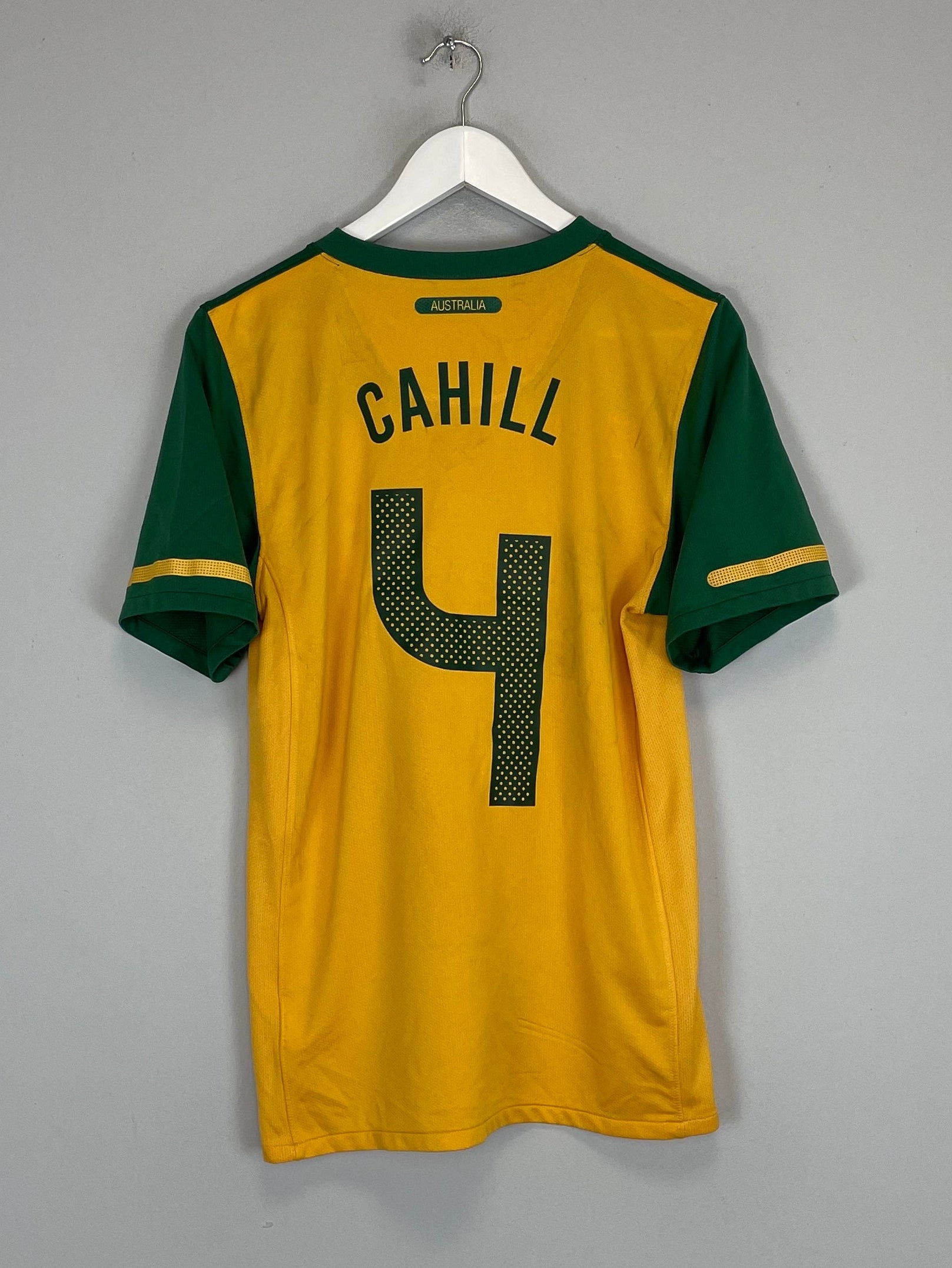 2010/11 AUSTRALIA CAHILL #4 HOME SHIRT (S) NIKE