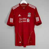 Shop 2010/12 LIVERPOOL GERRARD #8 HOME SHIRT (M) ADIDAS, classic football shirts, vintage football shirts & retro soccer jerseys at Cult Kits
