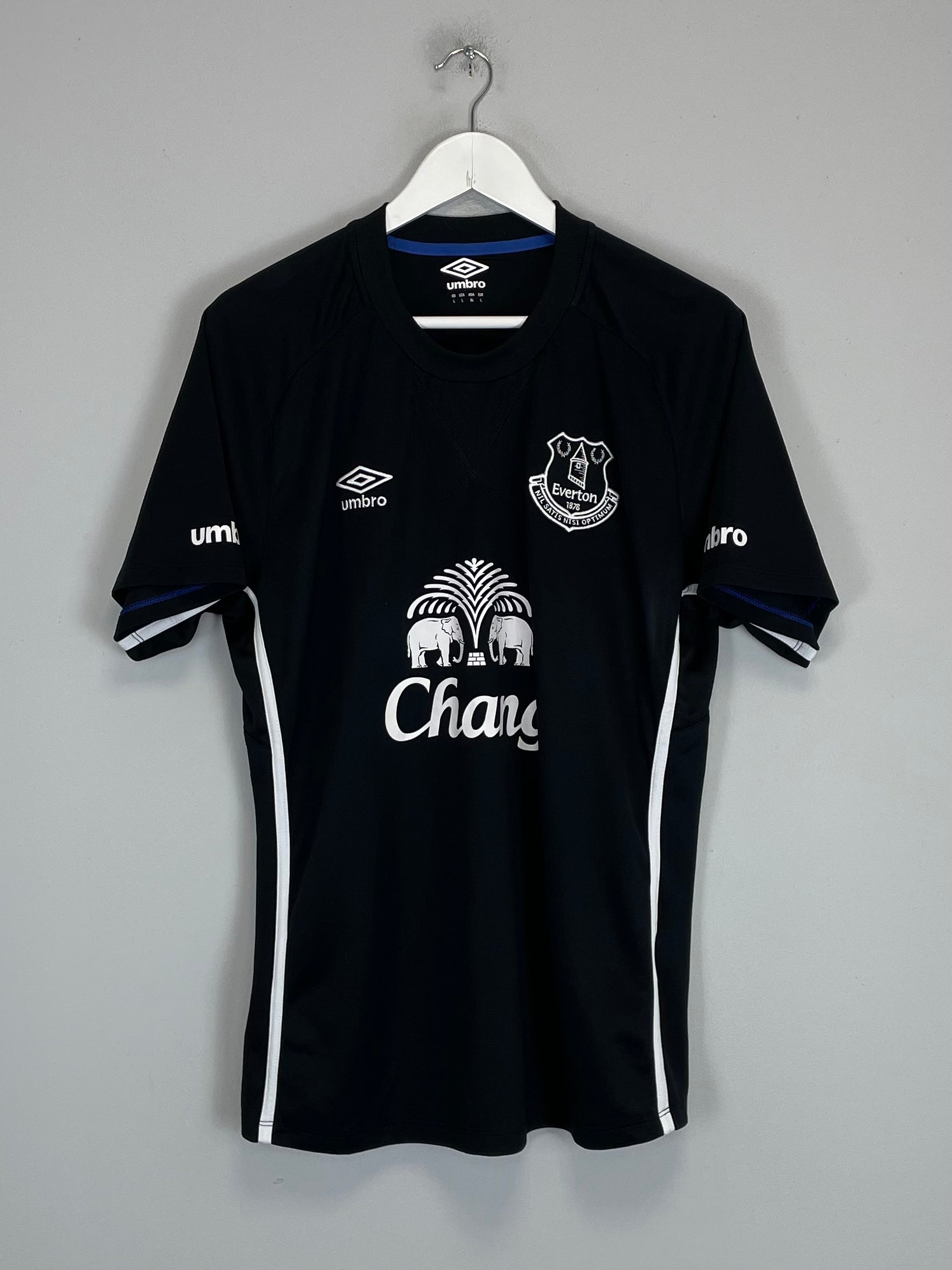 Shop 2014/15 EVERTON COLEMAN #23 AWAY SHIRT (L) UMBRO, classic football shirts, vintage football shirts & retro soccer jerseys at Cult Kits