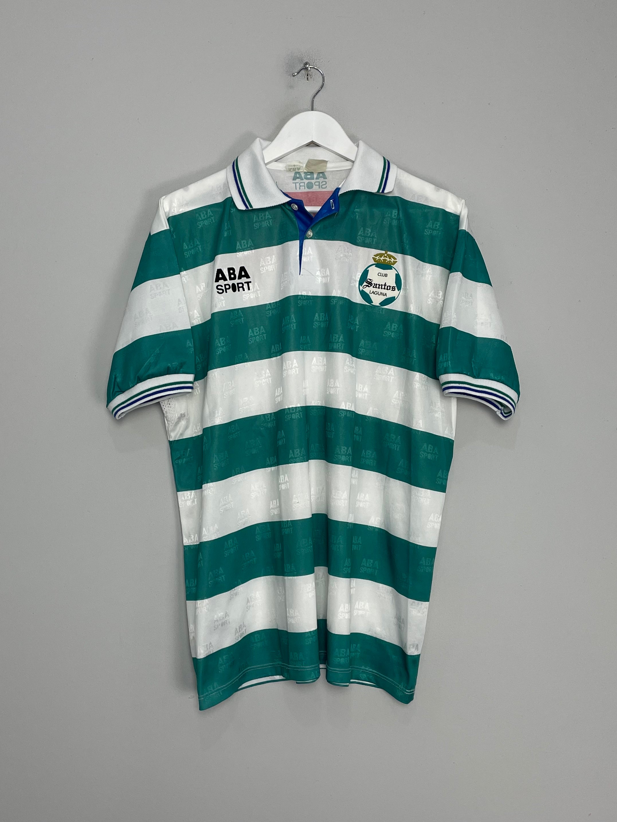 Shop 1994/95 SANTOS LAGUNA HOME SHIRT (L) ABA SPORT, classic football shirts, vintage football shirts & retro soccer jerseys at Cult Kits