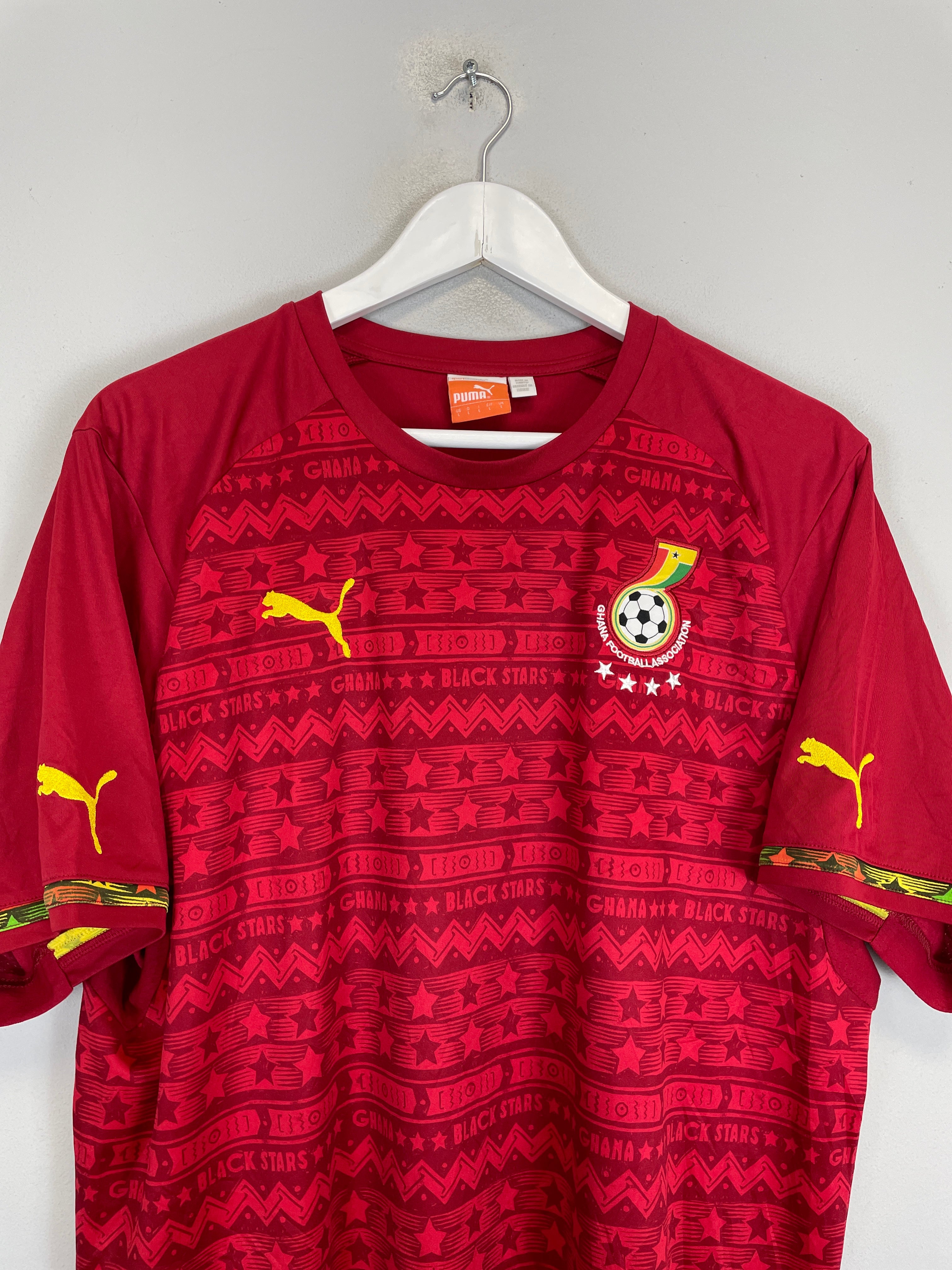 Shop 2014/15 GHANA AWAY SHIRT (L) PUMA, classic football shirts, vintage football shirts & retro soccer jerseys at Cult Kits