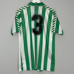 Shop 1988/90 REAL BETIS #3 HOME SHIRT (L) HUMMEL, classic football shirts, vintage football shirts & retro soccer jerseys at Cult Kits