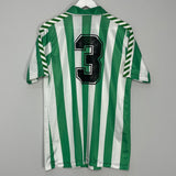 Shop 1988/90 REAL BETIS #3 HOME SHIRT (L) HUMMEL, classic football shirts, vintage football shirts & retro soccer jerseys at Cult Kits