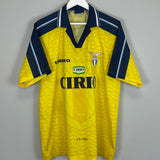 1996/98 LAZIO NEDVED #18 AWAY SHIRT (XL) UMBRO