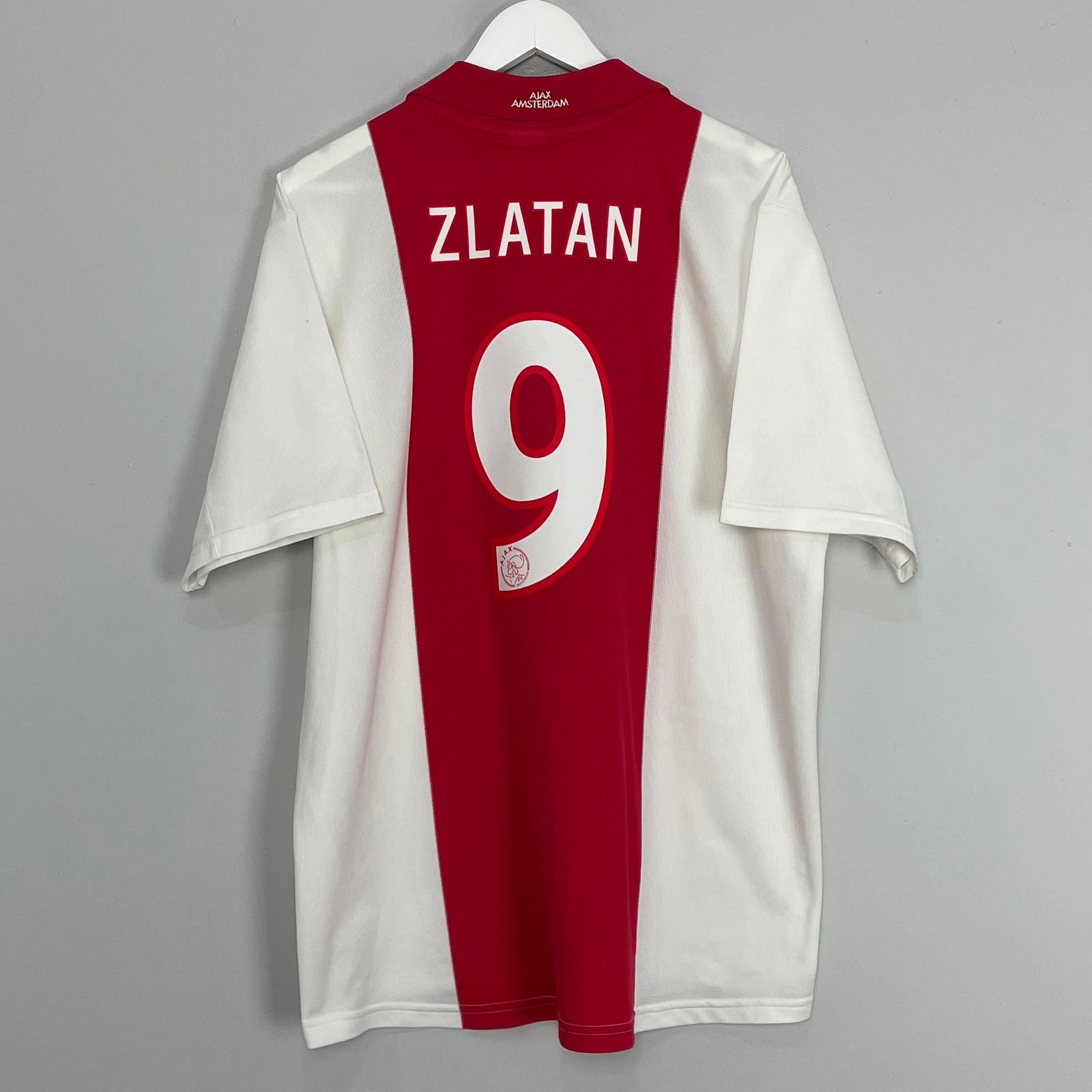 Shop 2001/02 AJAX ZLATAN #9 HOME SHIRT (XL) ADIDAS, classic football shirts, vintage football shirts & retro soccer jerseys at Cult Kits