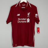 2018/19 LIVERPOOL M.SALAH #11 *BNWT* HOME SHIRT (L) NEW BALANCE