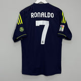 Shop 2012/13 REAL MADRID RONALDO #7 AWAY SHIRT (M) ADIDAS, classic football shirts, vintage football shirts & retro soccer jerseys at Cult Kits