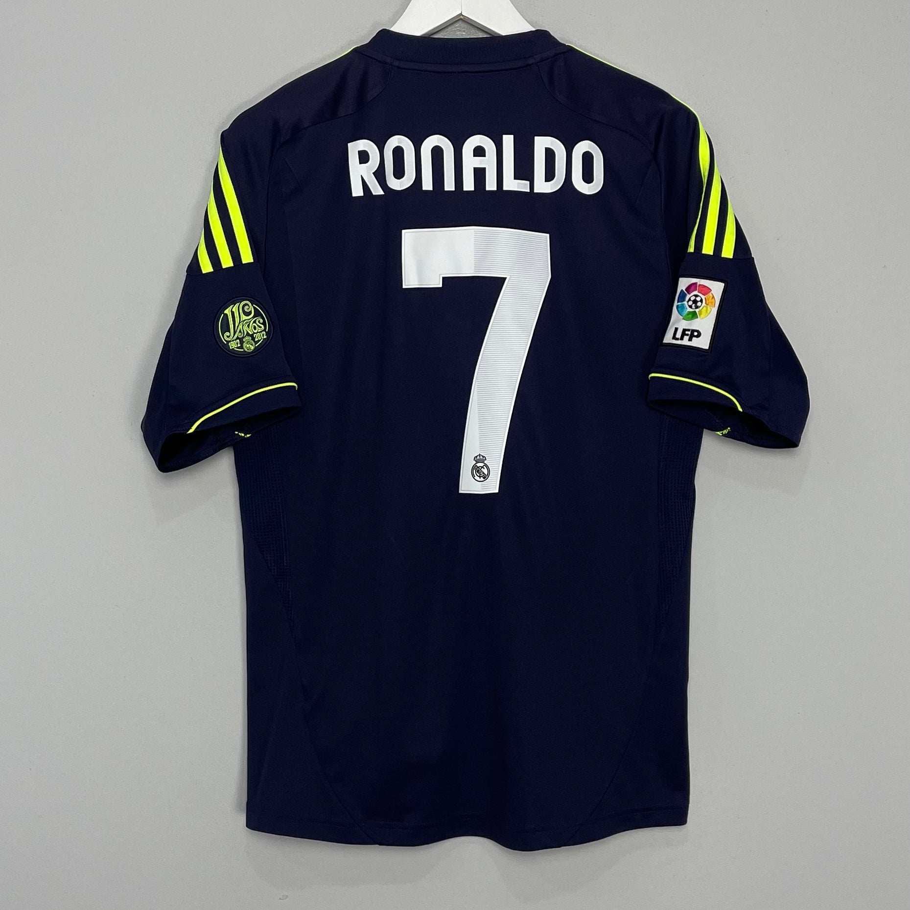 Shop 2012/13 REAL MADRID RONALDO #7 AWAY SHIRT (M) ADIDAS, classic football shirts, vintage football shirts & retro soccer jerseys at Cult Kits