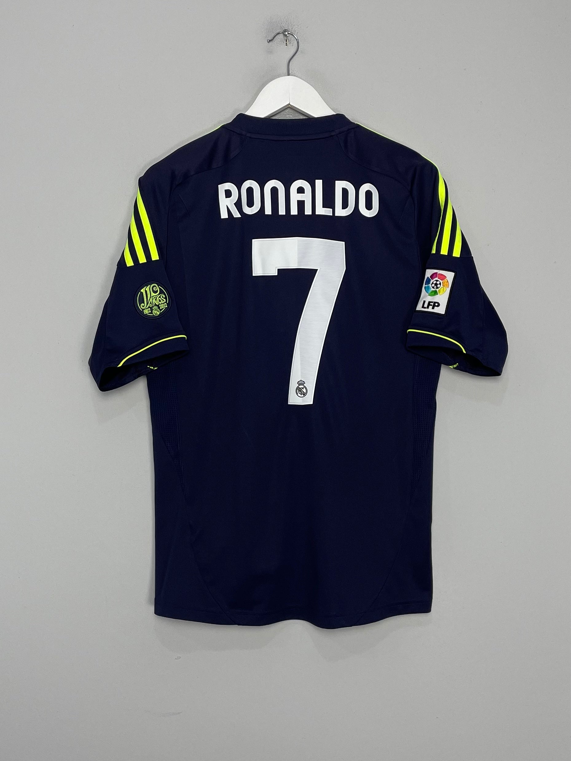 Shop 2012/13 REAL MADRID RONALDO #7 AWAY SHIRT (M) ADIDAS, classic football shirts, vintage football shirts & retro soccer jerseys at Cult Kits