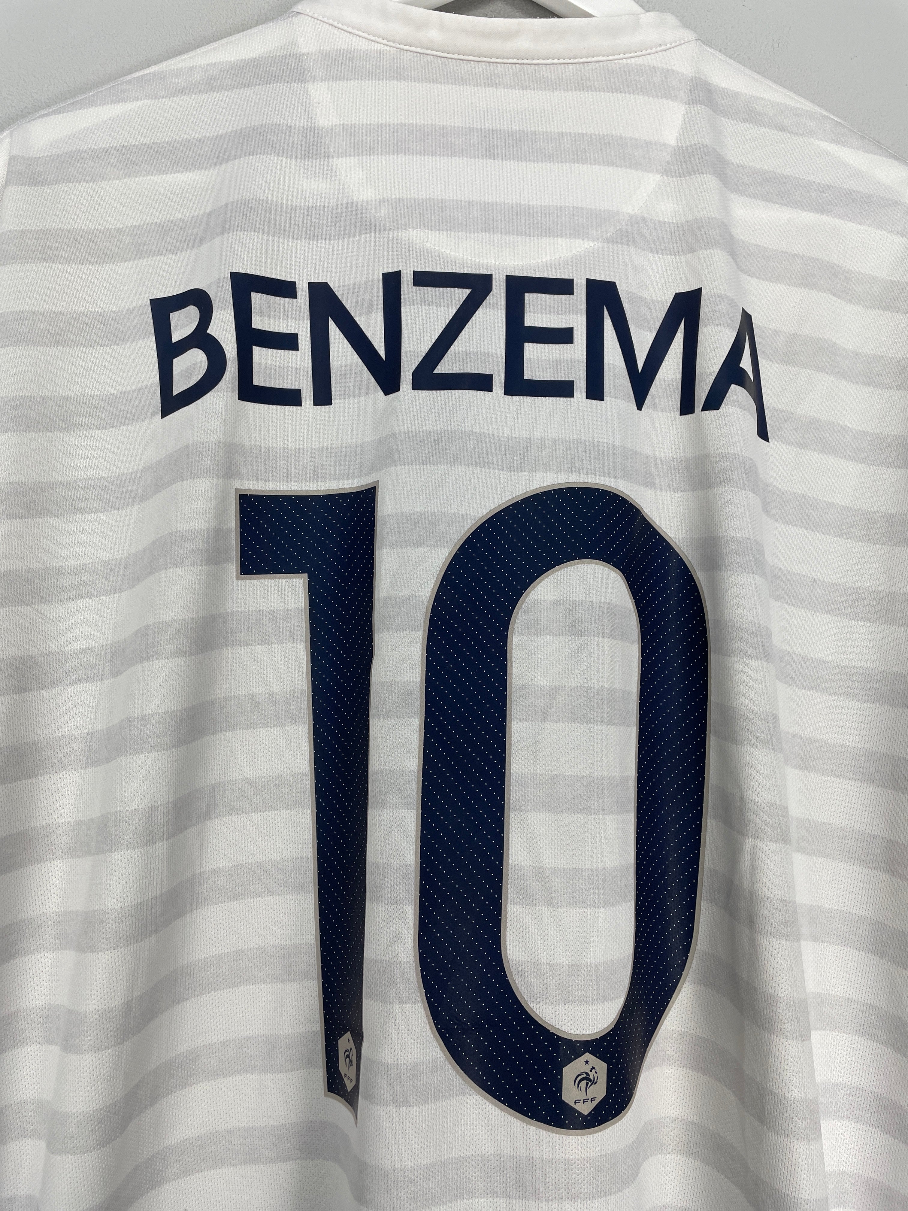 Shop 2014/15 FRANCE BENZEMA #9 AWAY SHIRT (XL) NIKE, classic football shirts, vintage football shirts & retro soccer jerseys at Cult Kits