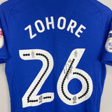 2016/17 CARDIFF CITY ZOHORE #26 *MATCH ISSUED + SIGNED* HOME SHIRT (S) ADIDAS