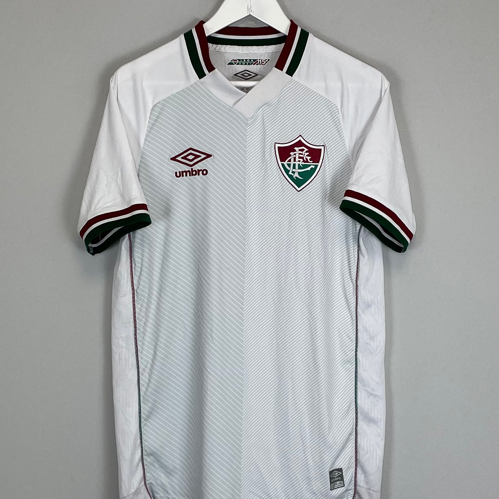 Shop 2021/22 FLUMINENSE AWAY SHIRT (M) UMBRO, classic football shirts, vintage football shirts & retro soccer jerseys at Cult Kits
