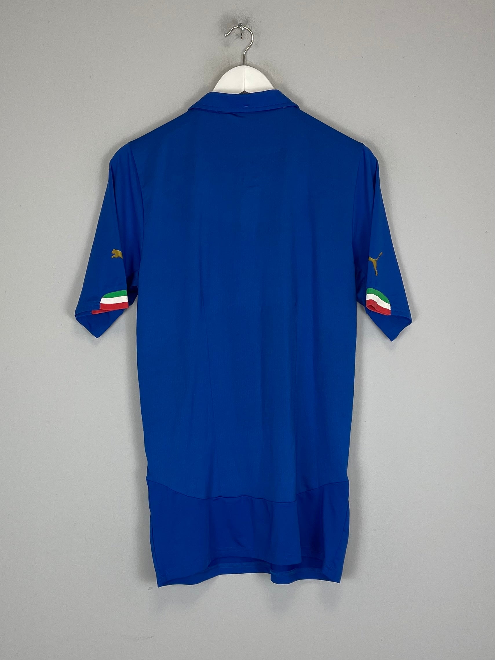 Shop 2014/15 ITALY *PLAYER ISSUE* HOME SHIRT (XL) PUMA, classic football shirts, vintage football shirts & retro soccer jerseys at Cult Kits
