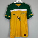 2010/11 AUSTRALIA CAHILL #4 HOME SHIRT (S) NIKE