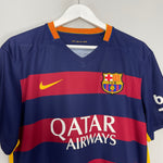 Shop 2015/16 BARCELONA MESSI #10 HOME SHIRT (L) NIKE, classic football shirts, vintage football shirts & retro soccer jerseys at Cult Kits