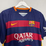 Shop 2015/16 BARCELONA MESSI #10 HOME SHIRT (L) NIKE, classic football shirts, vintage football shirts & retro soccer jerseys at Cult Kits