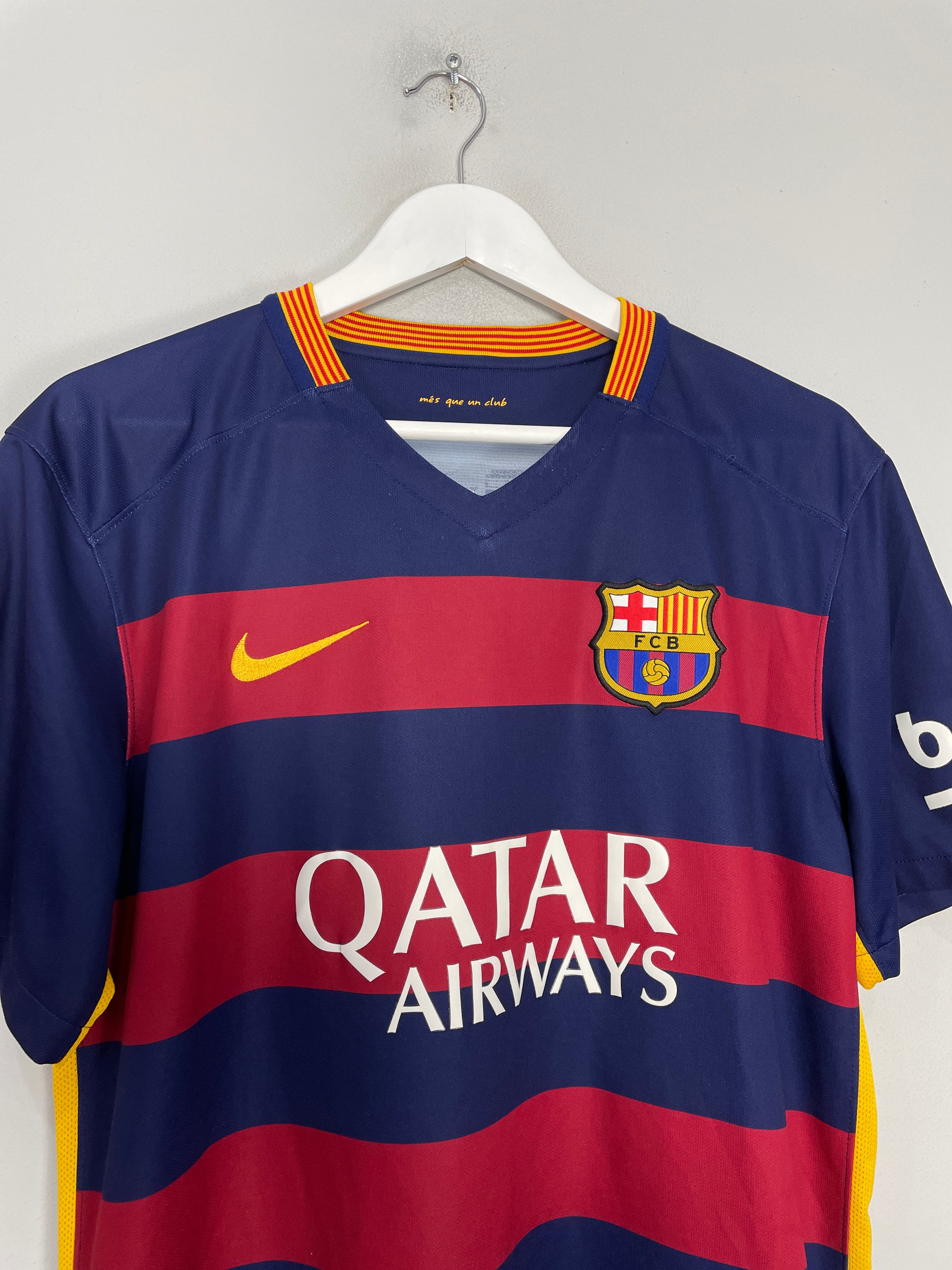 Shop 2015/16 BARCELONA MESSI #10 HOME SHIRT (L) NIKE, classic football shirts, vintage football shirts & retro soccer jerseys at Cult Kits